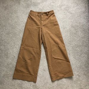 H&M Brown wide leg pants